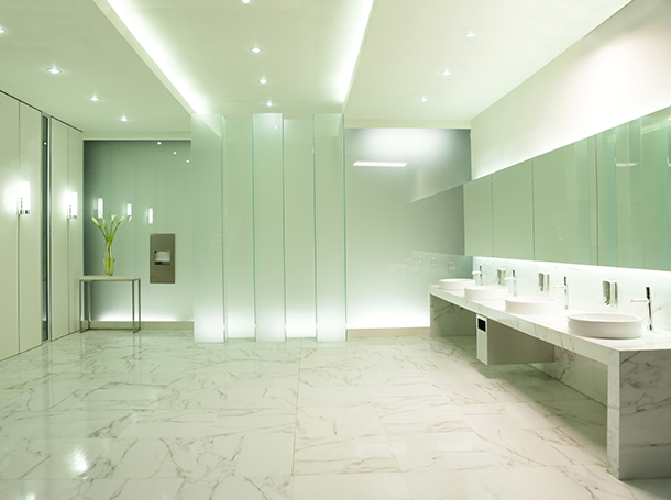 LinkNow Media Tile and Terrazzo Installation
