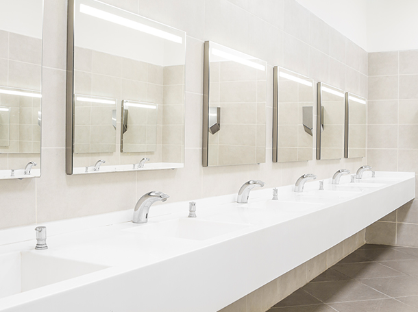 LinkNow Media Tile and Terrazzo Installation
